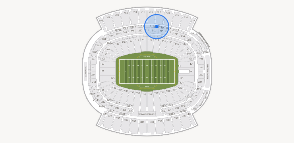 Highmark Stadium - NY Seating Chart