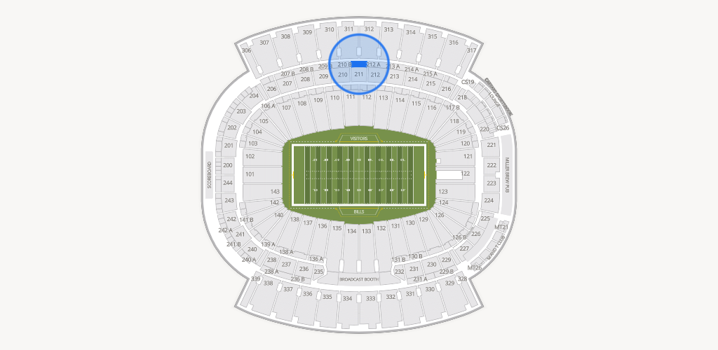 Highmark Stadium - NY Seating Chart