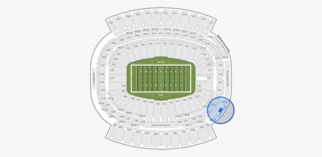 Highmark Stadium - NY Seating Chart