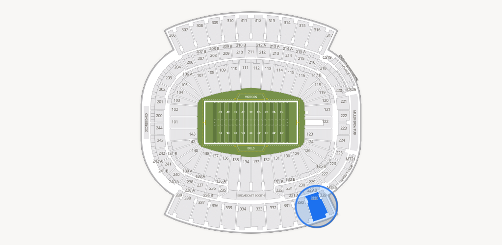 Highmark Stadium - NY Seating Chart