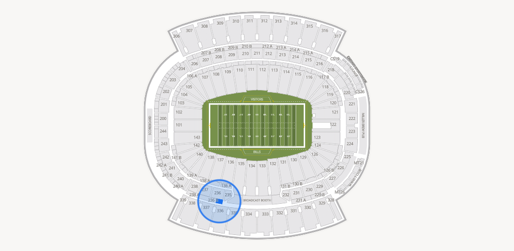Highmark Stadium - NY Seating Chart