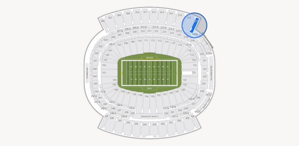 Highmark Stadium - NY Seating Chart
