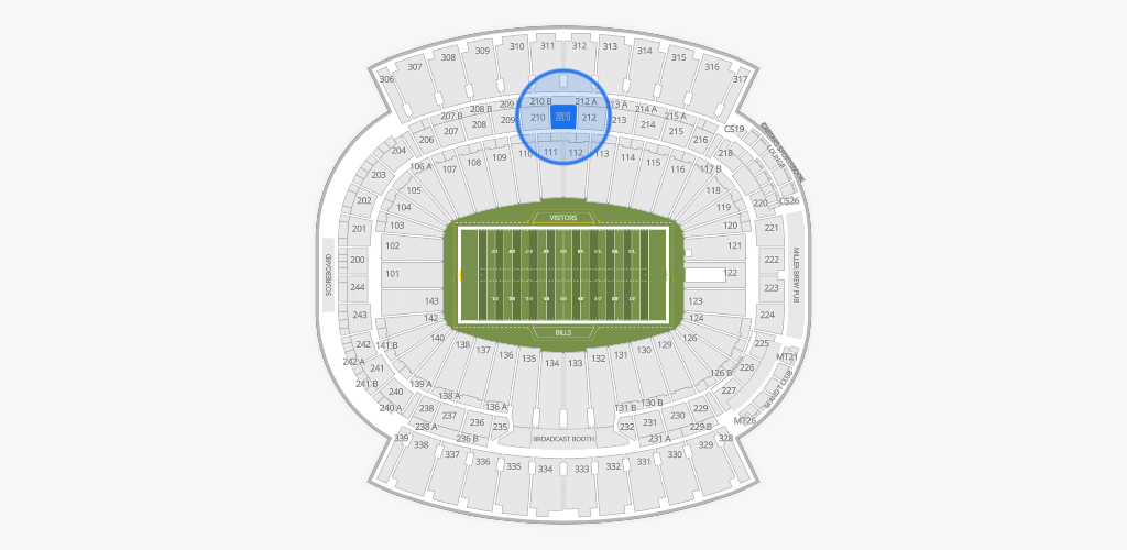 Highmark Stadium - NY Seating Chart