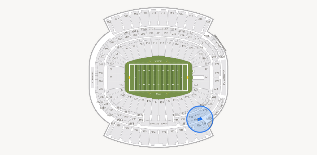 Highmark Stadium - NY Seating Chart