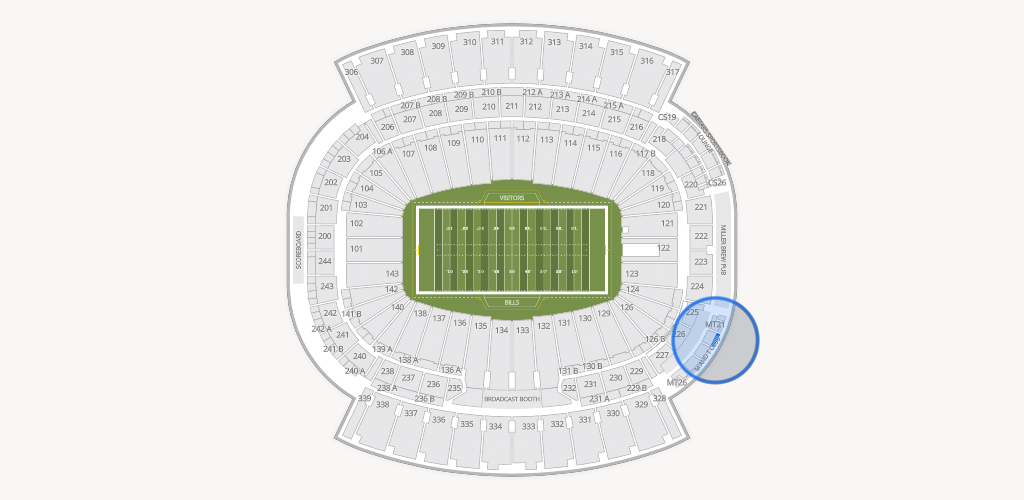Highmark Stadium - NY Seating Chart