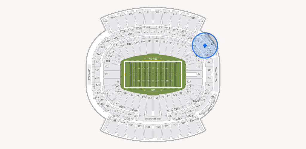 Highmark Stadium - NY Seating Chart