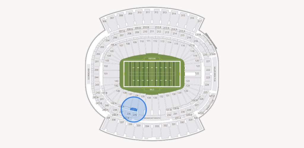 Highmark Stadium - NY Seating Chart