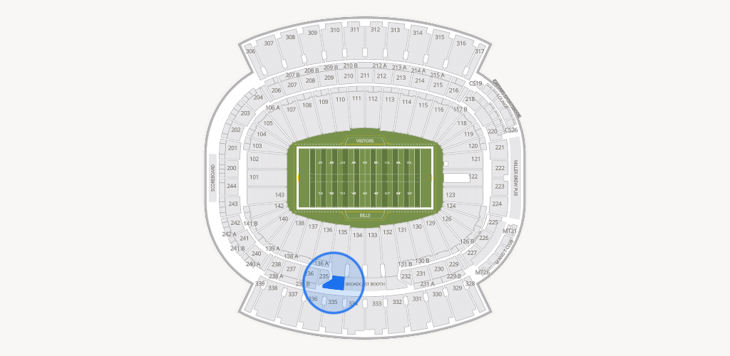 Highmark Stadium - NY Seating Chart