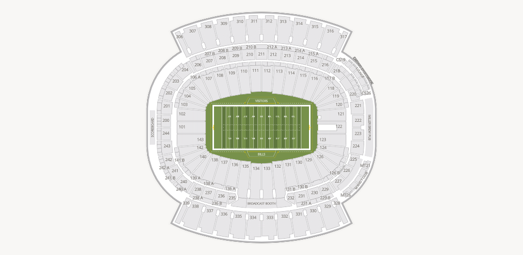 Highmark Stadium - NY Seating Chart