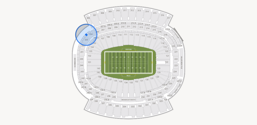 Highmark Stadium - NY Seating Chart