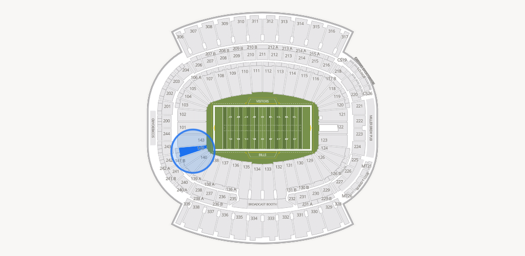 Highmark Stadium - NY Seating Chart