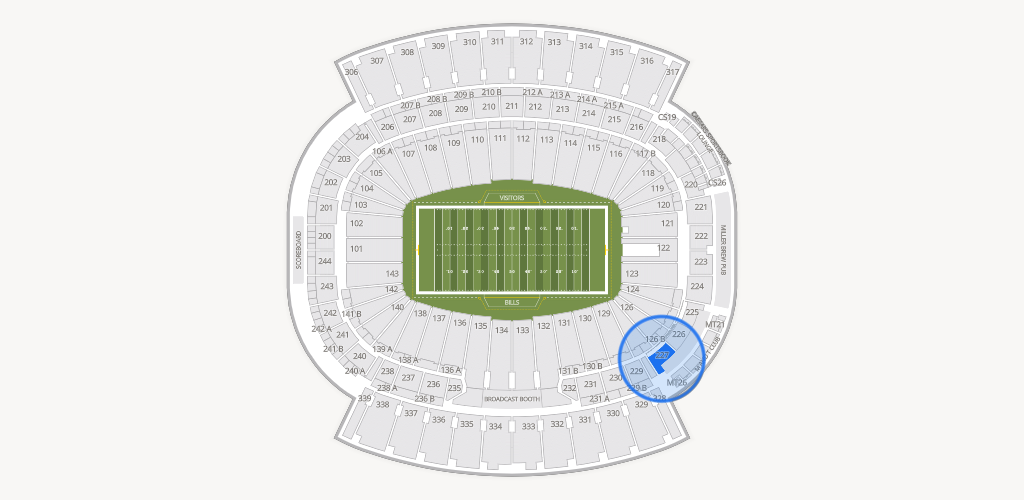 Highmark Stadium - NY Seating Chart
