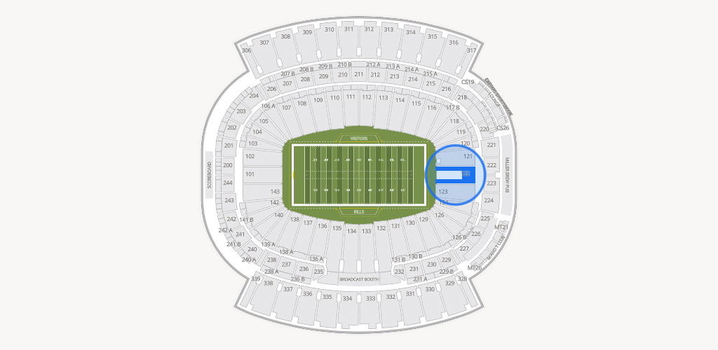 Highmark Stadium - NY Seating Chart