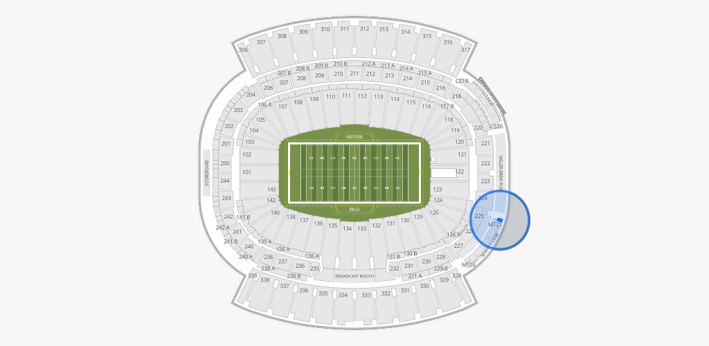 Highmark Stadium - NY Seating Chart