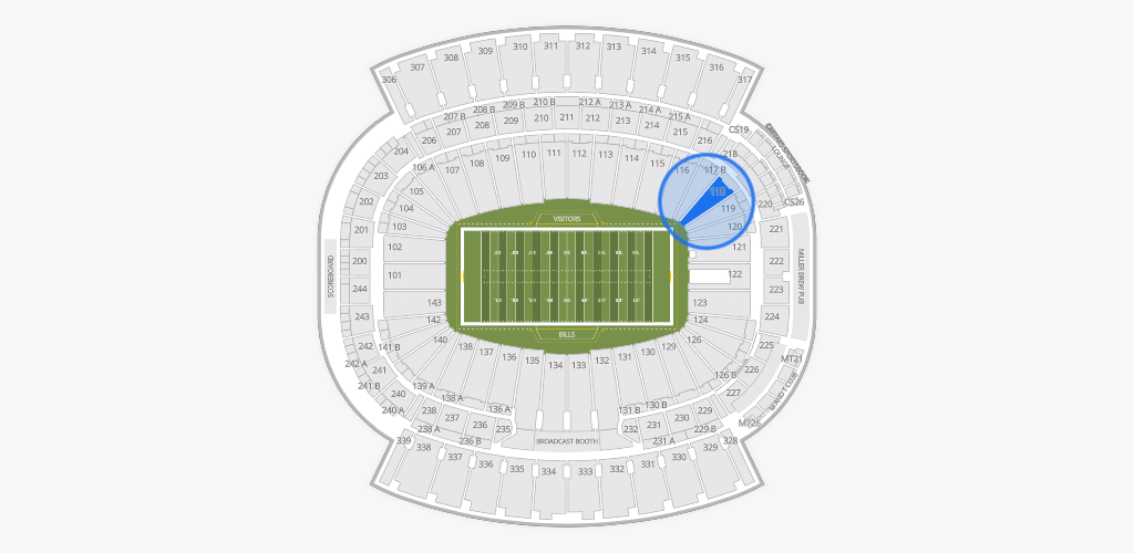 Highmark Stadium - NY Seating Chart