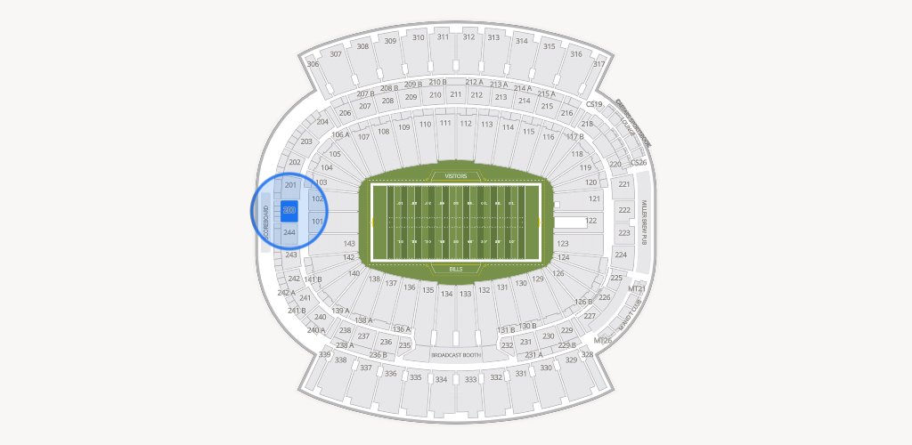 Highmark Stadium - NY Seating Chart