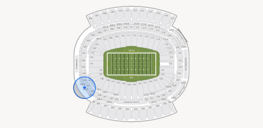 Highmark Stadium - NY Seating Chart