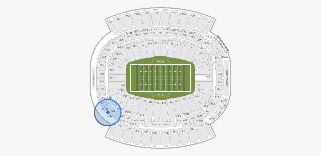 Highmark Stadium - NY Seating Chart