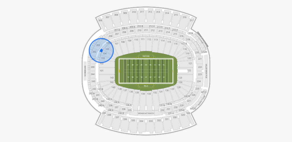 Highmark Stadium - NY Seating Chart