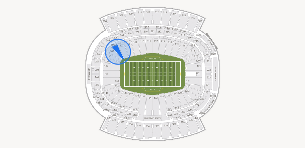 Highmark Stadium - NY Seating Chart