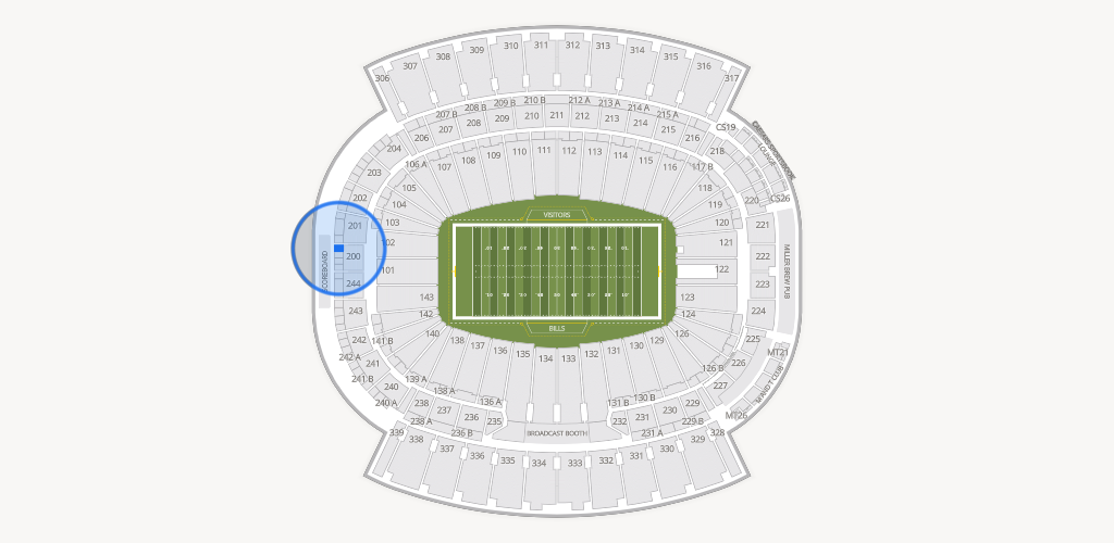 Highmark Stadium - NY Seating Chart