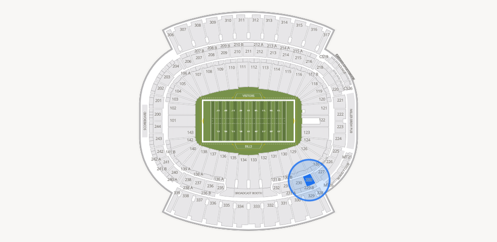 Highmark Stadium - NY Seating Chart