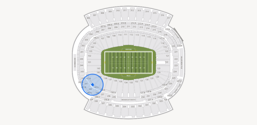 Highmark Stadium - NY Seating Chart