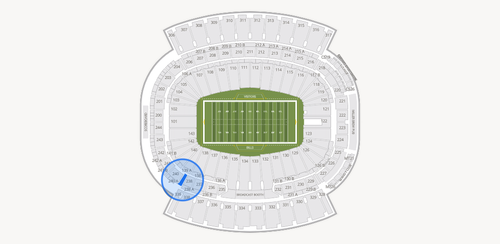 Highmark Stadium - NY Seating Chart