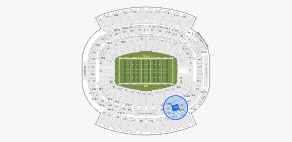 Highmark Stadium - NY Seating Chart