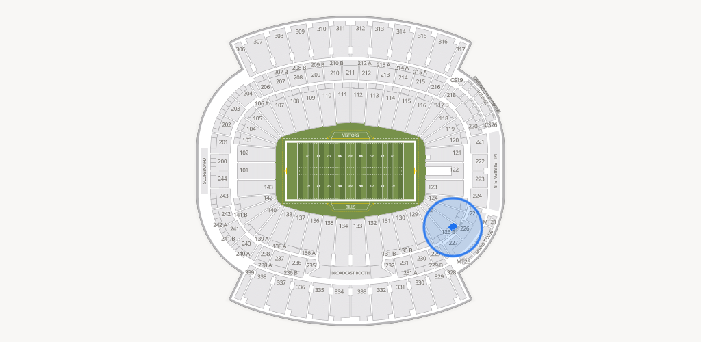 Highmark Stadium - NY Seating Chart