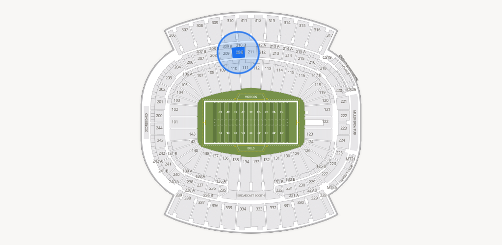 Highmark Stadium - NY Seating Chart