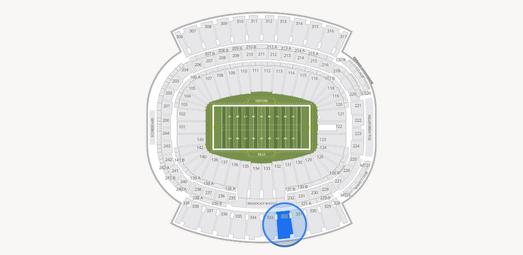 Highmark Stadium - NY Seating Chart