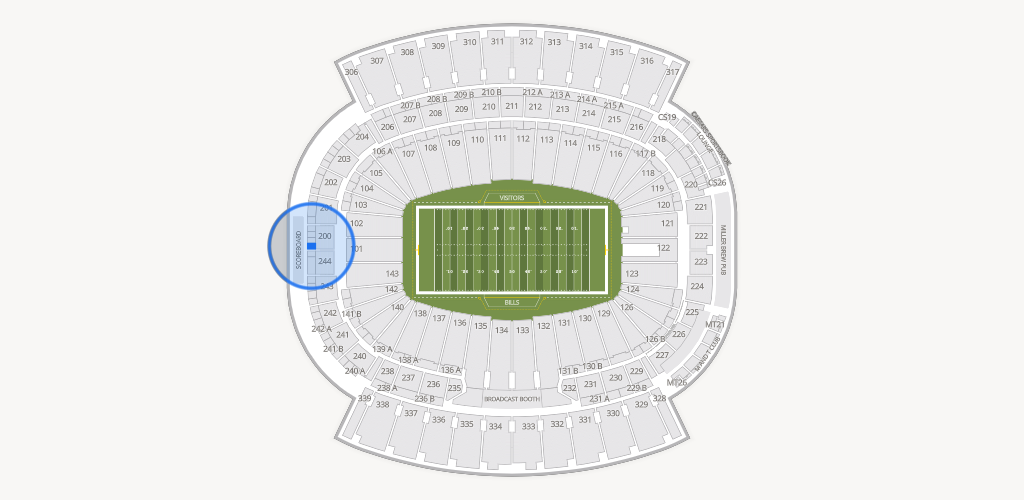 Highmark Stadium - NY Seating Chart