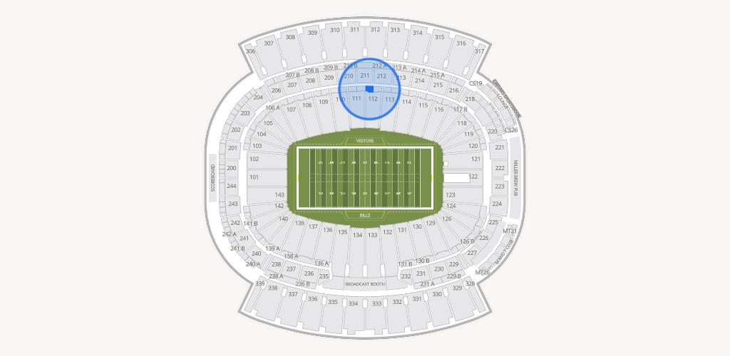Highmark Stadium - NY Seating Chart