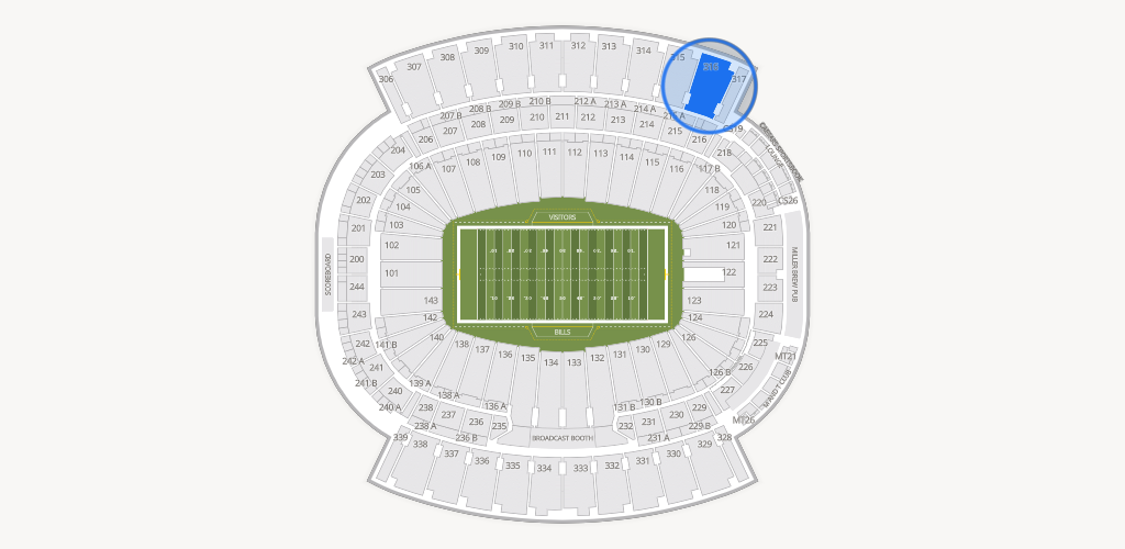Highmark Stadium - NY Seating Chart