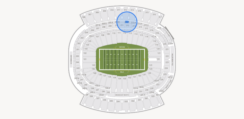 Highmark Stadium - NY Seating Chart