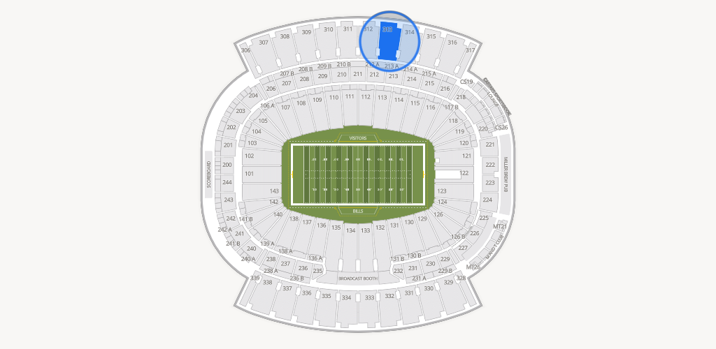 Highmark Stadium - NY Seating Chart