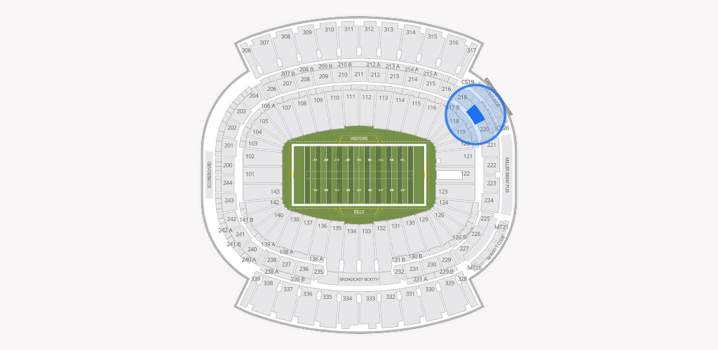 Highmark Stadium - NY Seating Chart