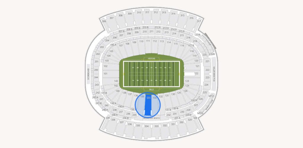 Highmark Stadium - NY Seating Chart