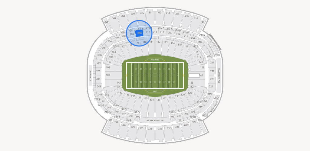 Highmark Stadium - NY Seating Chart