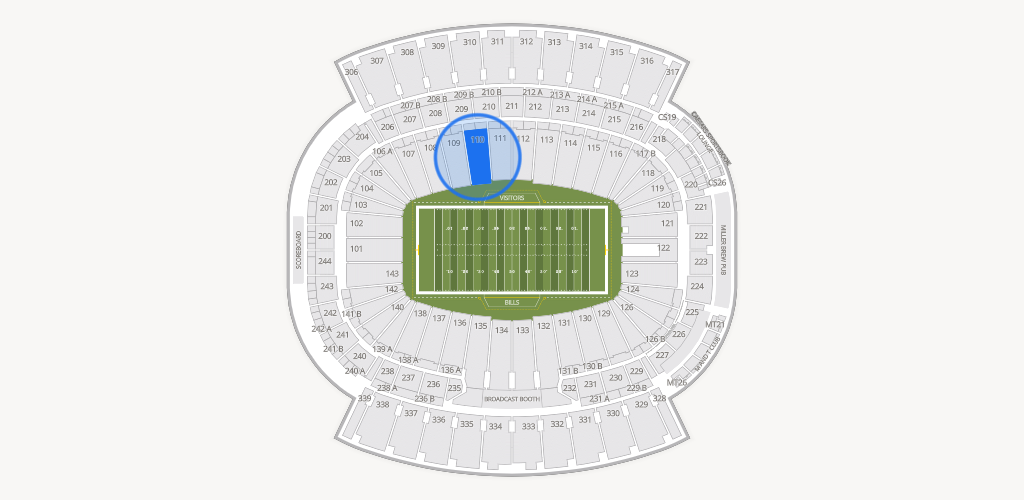 Highmark Stadium - NY Seating Chart
