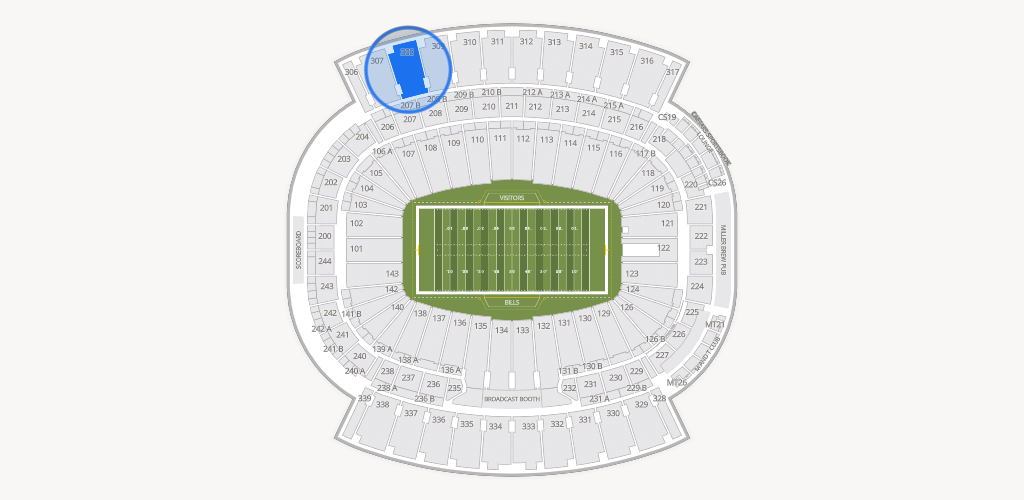 Highmark Stadium - NY Seating Chart