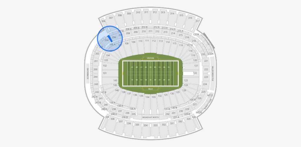 Highmark Stadium - NY Seating Chart