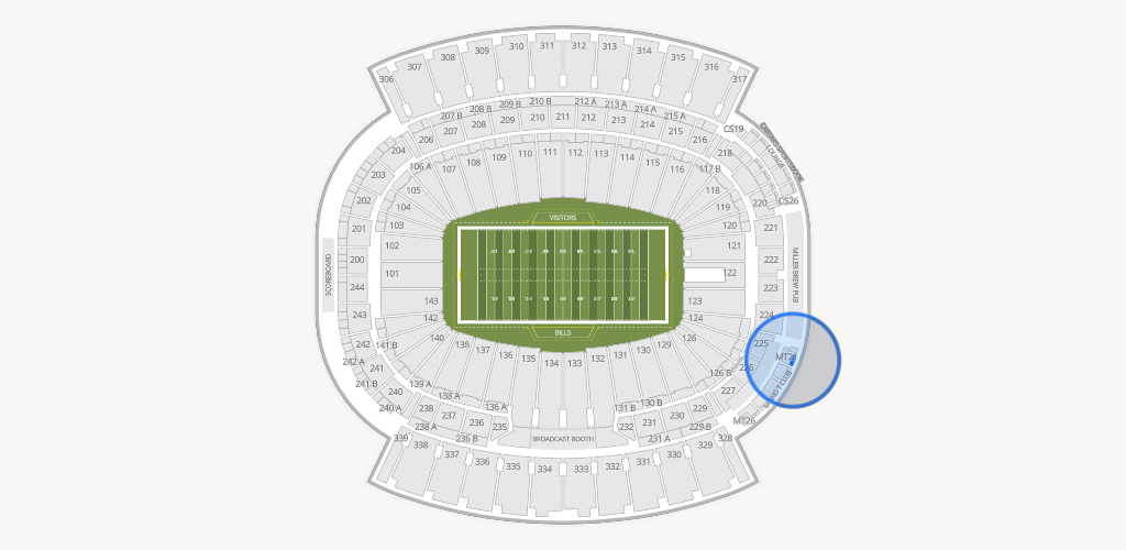 Highmark Stadium - NY Seating Chart