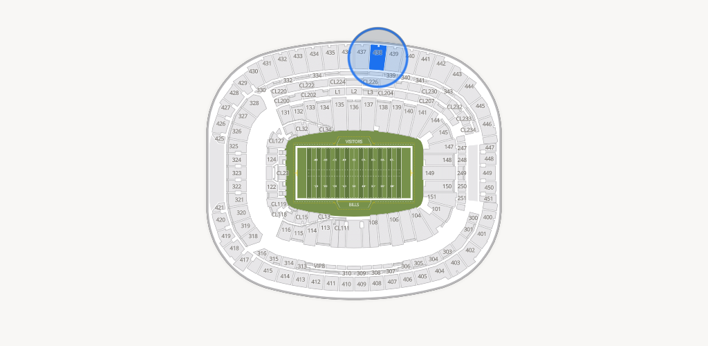 Highmark Stadium - NY Seating Chart