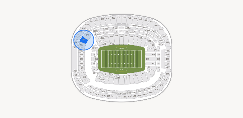 Highmark Stadium - NY Seating Chart