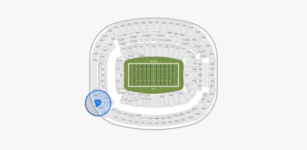Highmark Stadium - NY Seating Chart