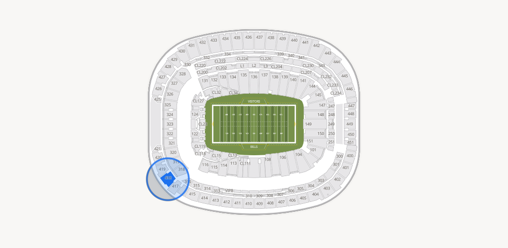 Highmark Stadium - NY Seating Chart