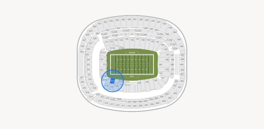 Highmark Stadium - NY Seating Chart