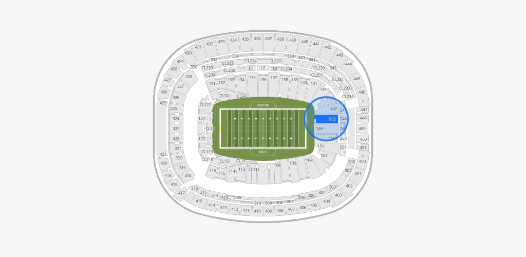 Highmark Stadium - NY Seating Chart